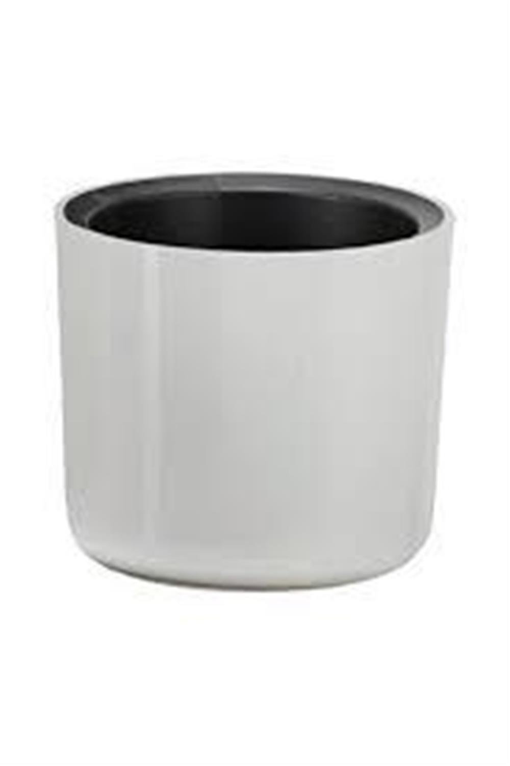 Poliwork Mimoza Saksı Beyaz 11cm