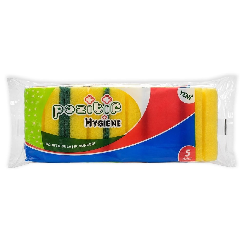 Pozitif Oluklu Sünger 5 Li