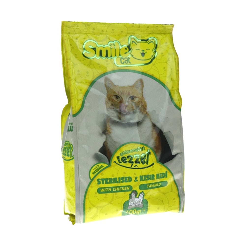 Smile Cat Kısır Kedi Tavuklu 400 Gr Mama