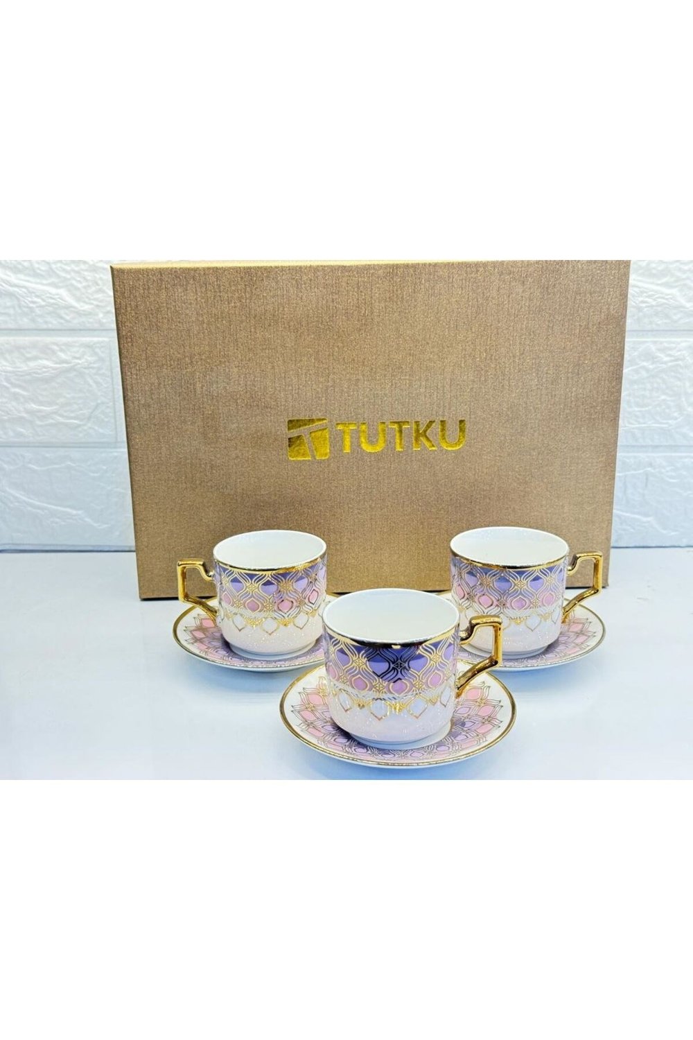 Tutku Porselen Kahve Takımı 6 Lı Yx04