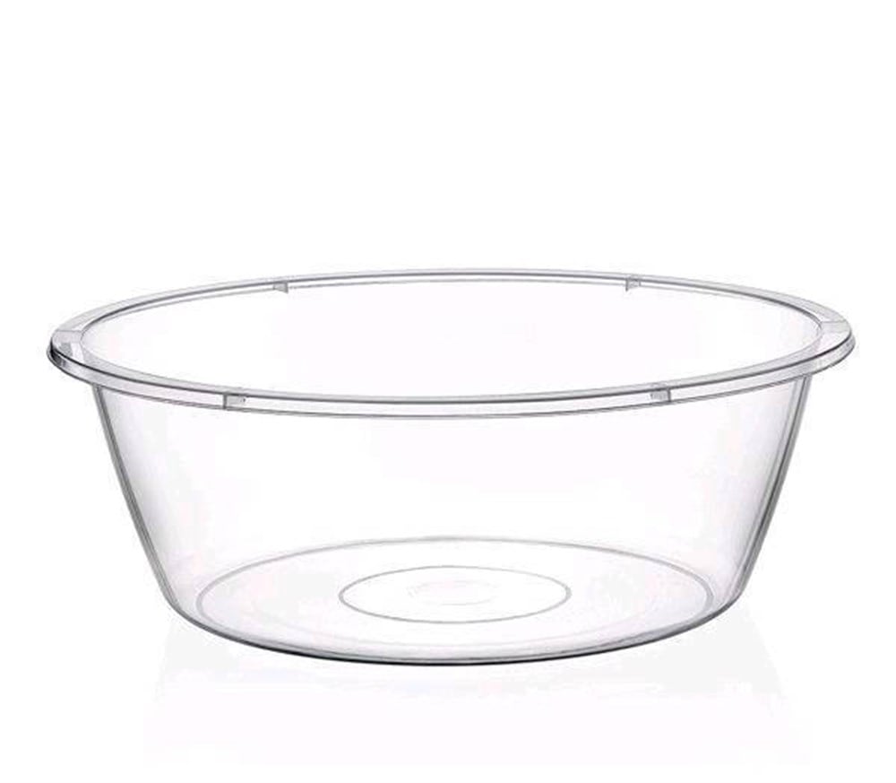 Polytime 6,5 Litre Yuvarlak Badya Şeffaf No:3 E-152