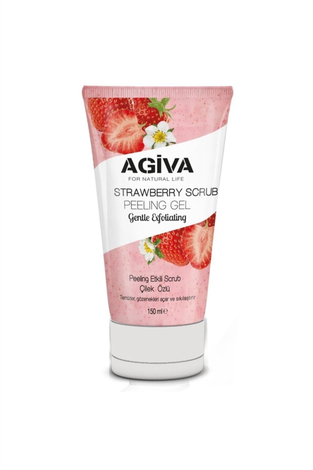 Yüz Maskesi Agiva Peeling Jel 150 Ml Çilek Özlü