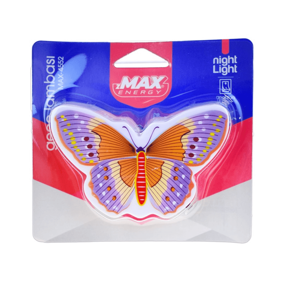 Zmax Gece Lambası Kelebek Max-4552