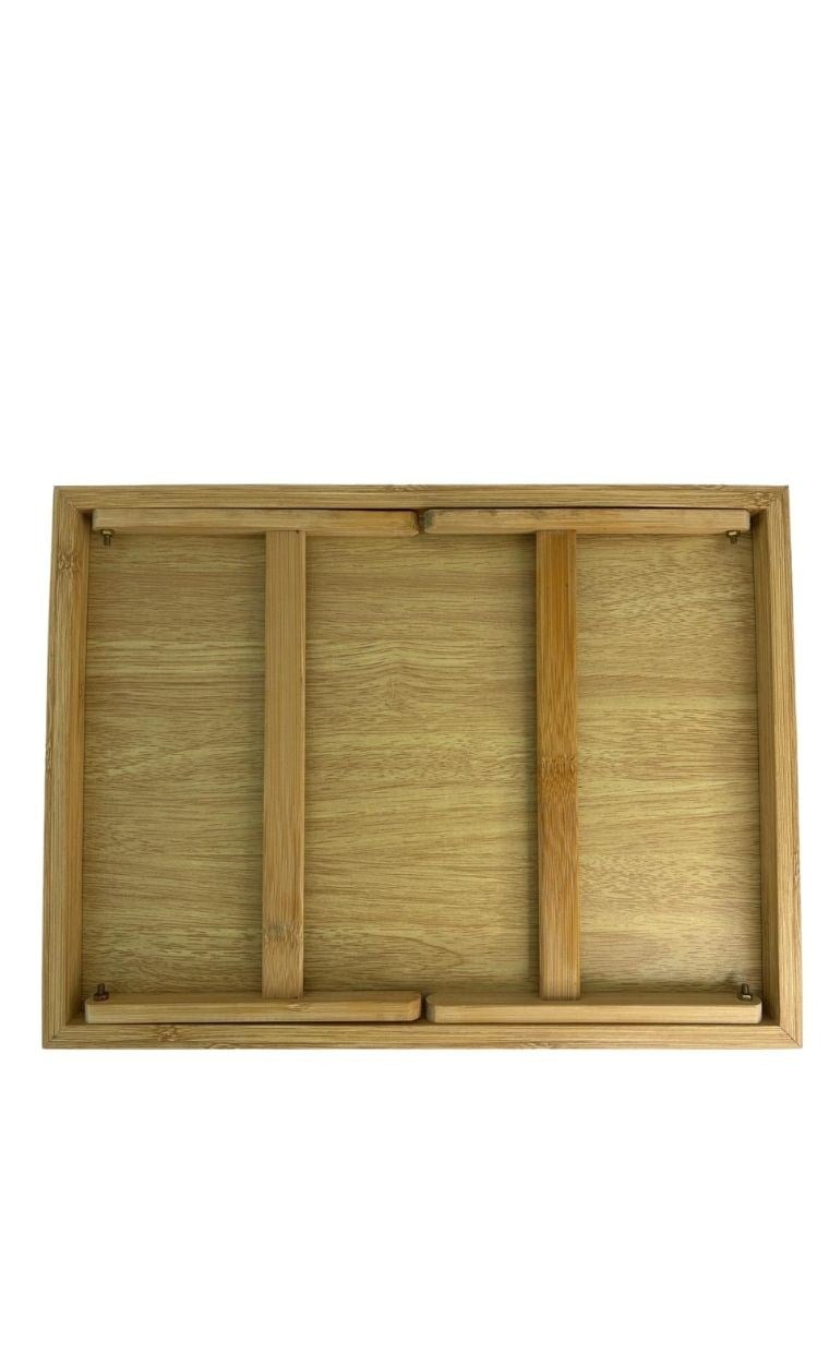   KRD HOME Katlanabilir Bambu Keyif Tepsi