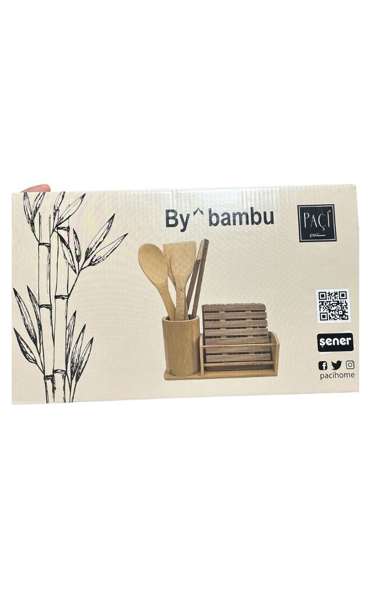   Paçi Bambu 9 Parça Mutfak Seti