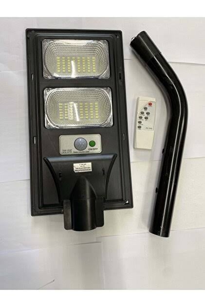 100W Siyah Solar Sokak Aydınlatma Armatürü
