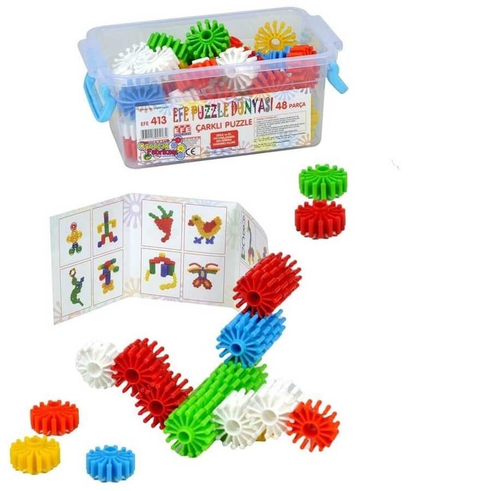 48 Parça Çarklı Puzzle