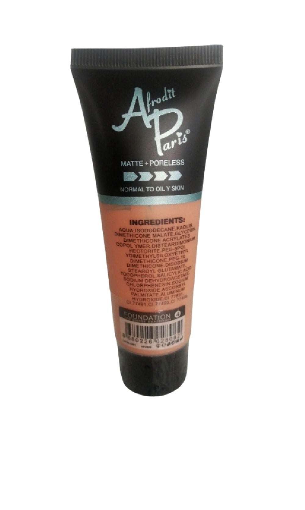 Afrodit Paris Matte+Poreles Fondöten Numara 04
