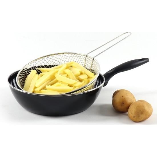 Alev Emaye Fritöz Kızartma Tavası 26 cm