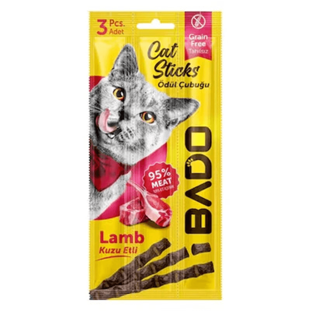 Bado Kedi Ödül Çubuğu Kuzu Etli 3*5 Gr