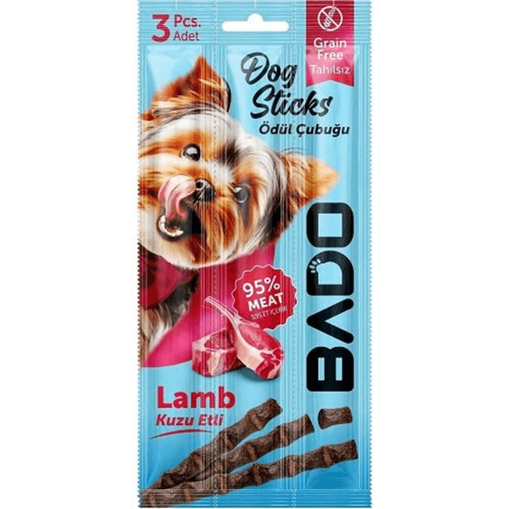 Bado Köpek Ödül Çubuk 3*5 Gr Kuzulu