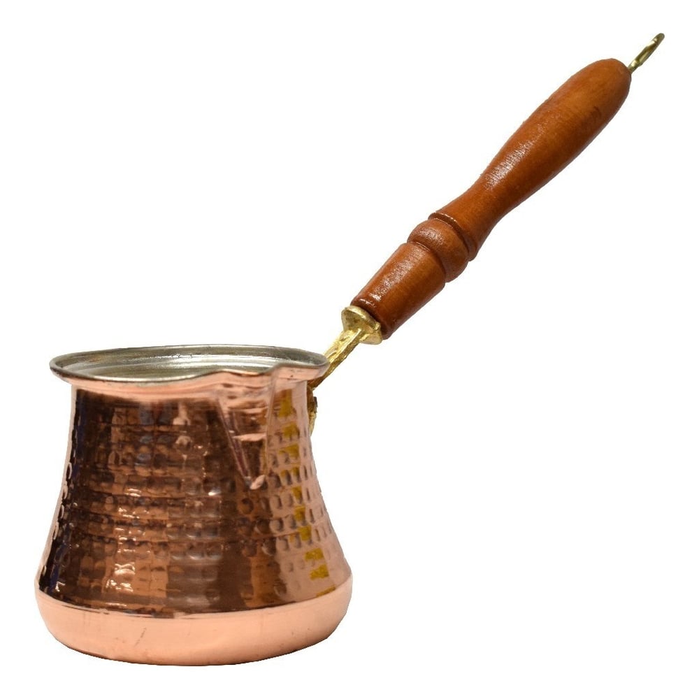 Bakır Sütlük Ahşap Saplı No:1