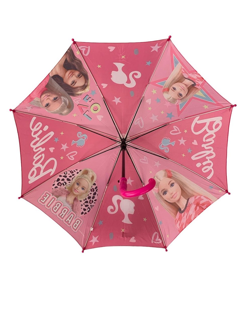 Lisanslı Barbie Bardaklı Kız Çocuk Şemsiyesi,