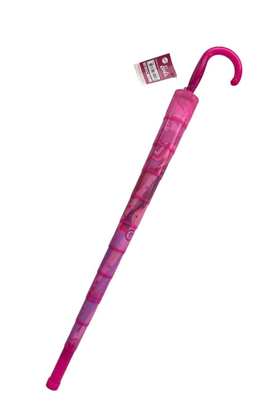 Lisanslı Barbie Bardaklı Kız Çocuk Şemsiyesi