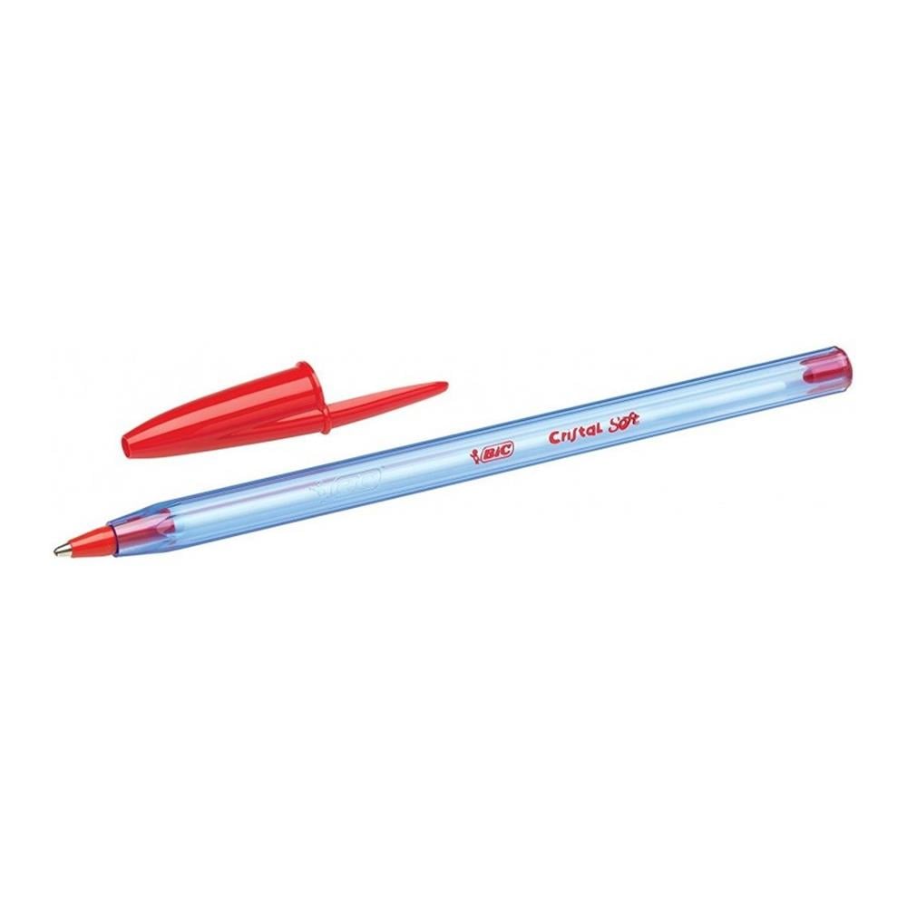 Bic Cristal Soft Tükenmez Kalem Kırmızı