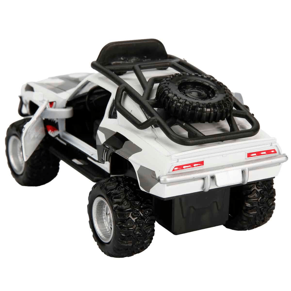 Brlk 1:36 Metal Çekbırak Sesli Işıklı Off Road Mustang Fy628-12d