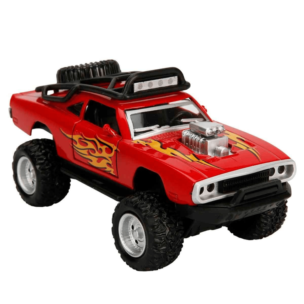 Brlk 1:36 Metal Çekbırak Sesli Işıklı Off Road Mustang Fy628-12d
