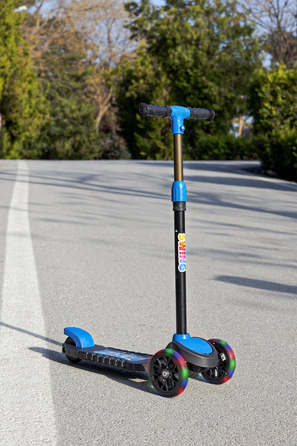 Brn Işıklı Scooter Mavi 2225