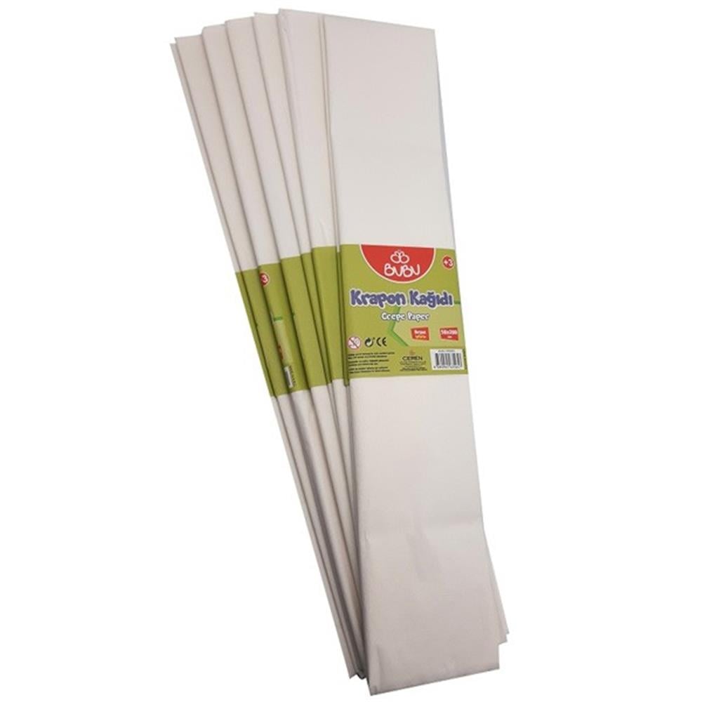 Bu-Bu Krapon Kağıdı Beyaz Kr0005