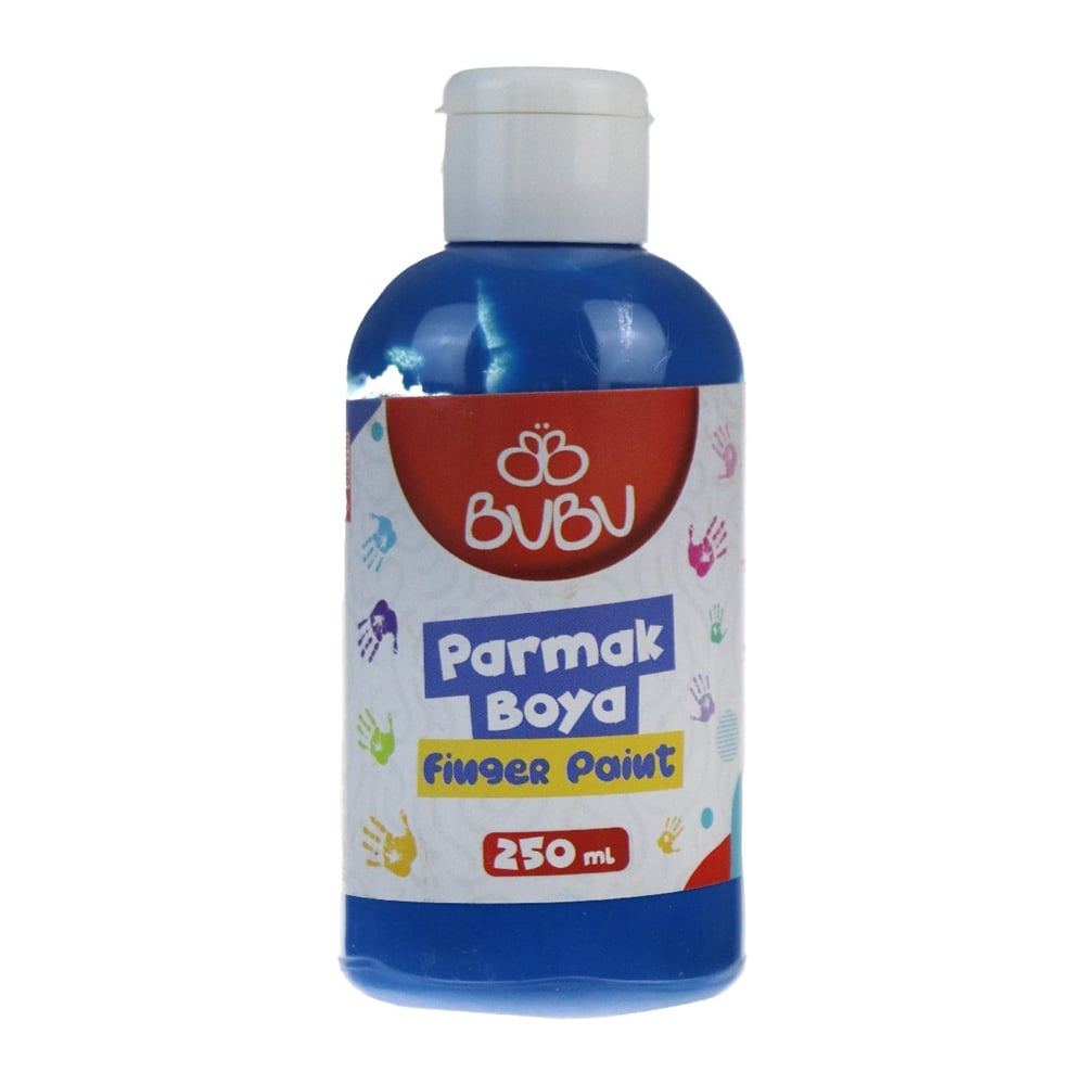 Bu-Bu Parmak Boya 250 Gr. Mavi Par012