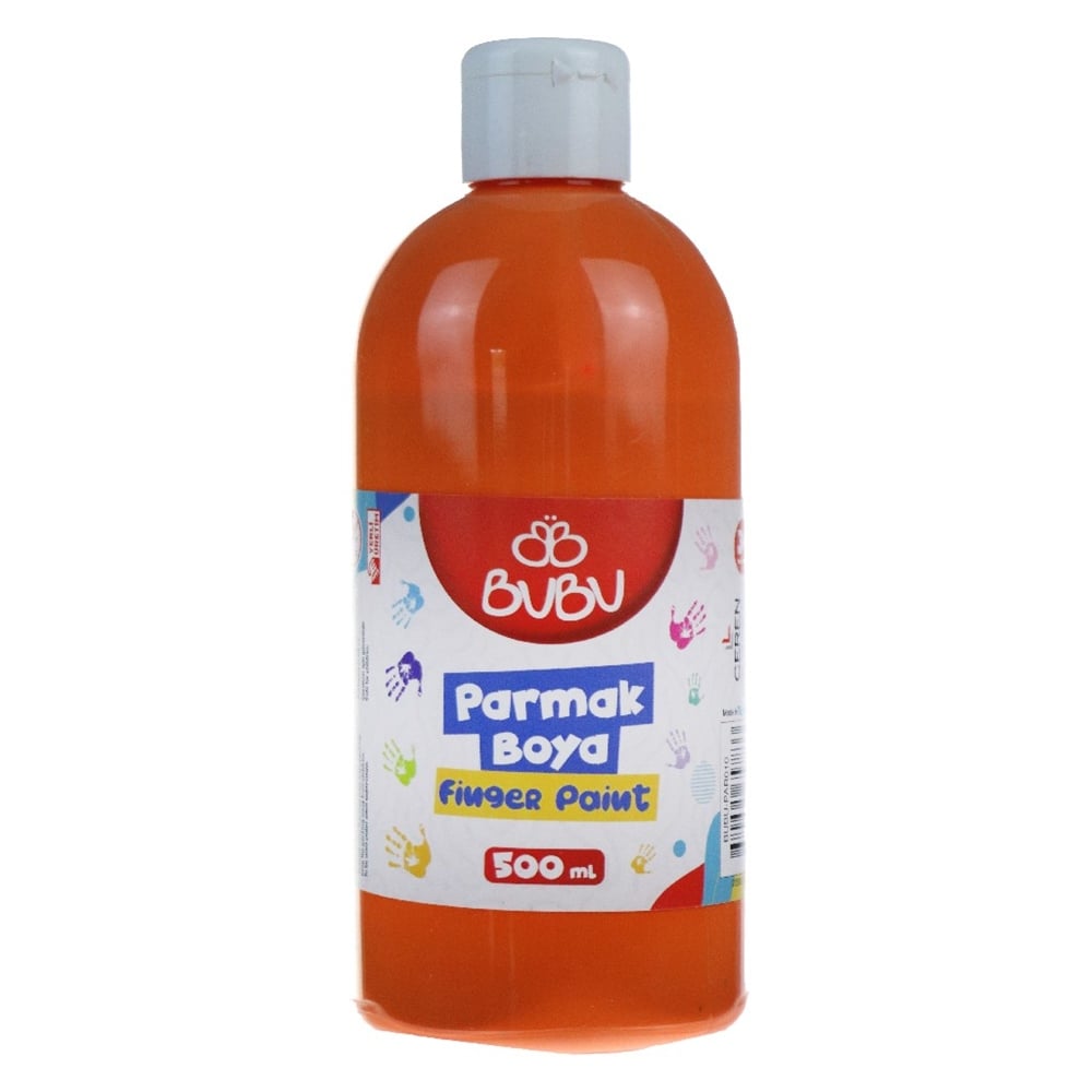 Bu-Bu Parmak Boya 500 Gr. Turuncu Par010