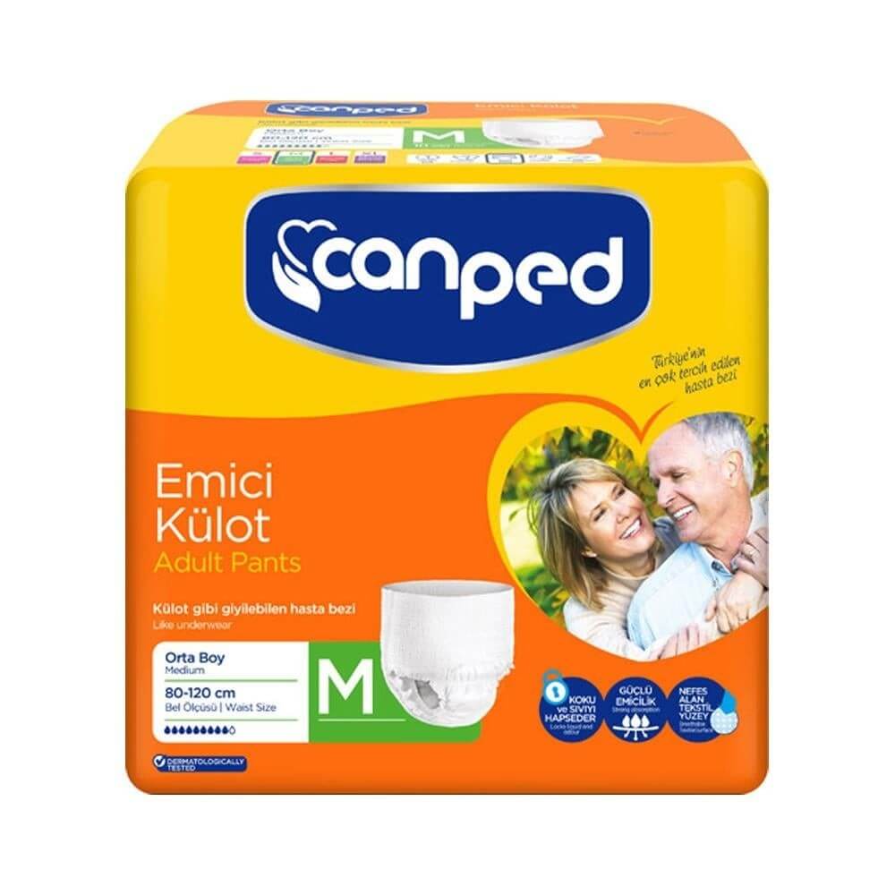 Canped Emici Külot Adult Pants Hasta Bezi M 24 Ad.