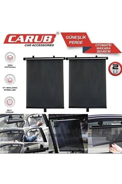 Carub Otomatik Makaralı Güneşlik Perde 2'li