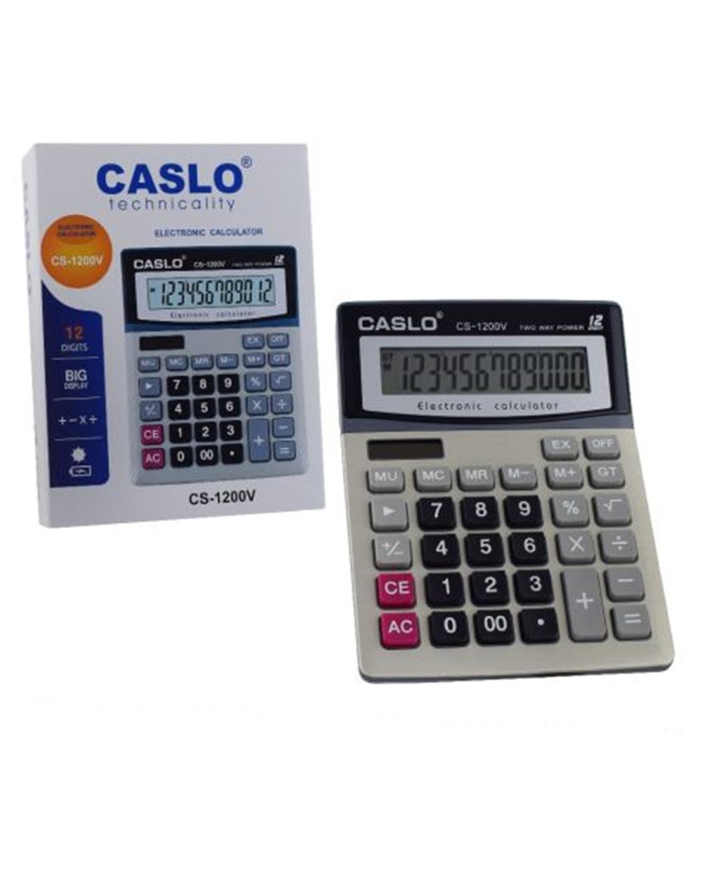 Caslo Hesap Makinesi Cs-1200v