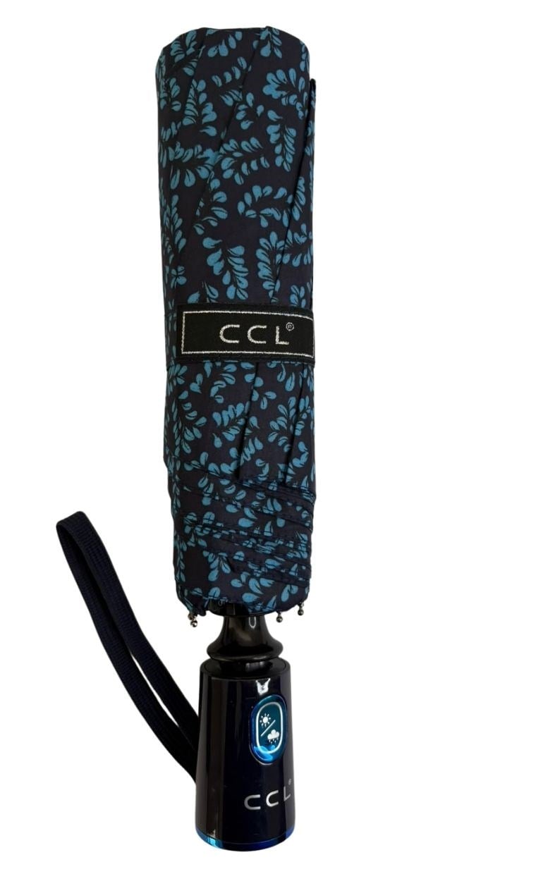 CCL Desenli Lacivert Renkli Kadın Şemşiye 119G-1