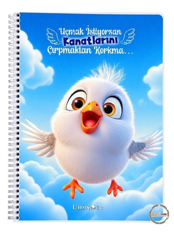 Çınar Civciv Sp PP Kapak A4 72 Yaprak Çizgili Defter 71449