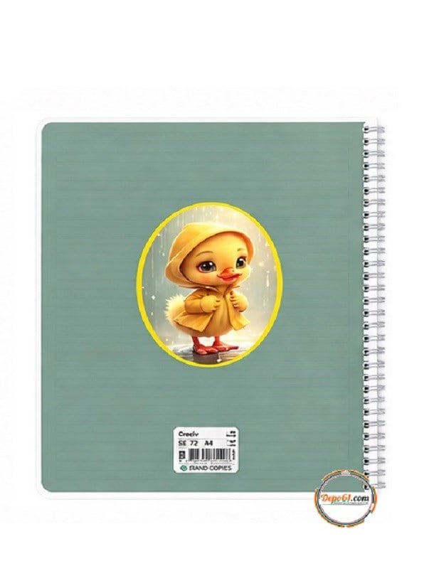 Çınar Civciv Sp PP Kapak A4 72 Yaprak Çizgili Defter 71449