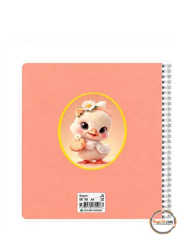 Çınar Civciv Sp PP Kapak A4 72 Yaprak Çizgili Defter 71449