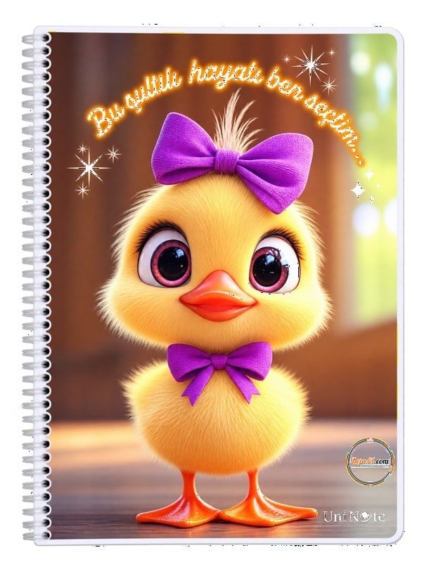 Çınar Civciv Sp PP Kapak A4 72 Yaprak Çizgili Defter 71449