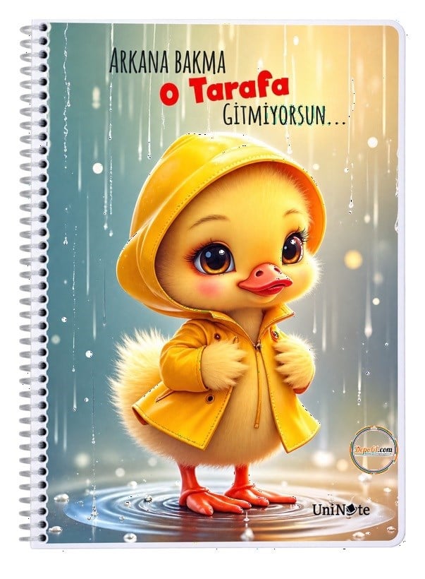 Çınar Civciv Sp PP Kapak A4 72 Yaprak Çizgili Defter 71449