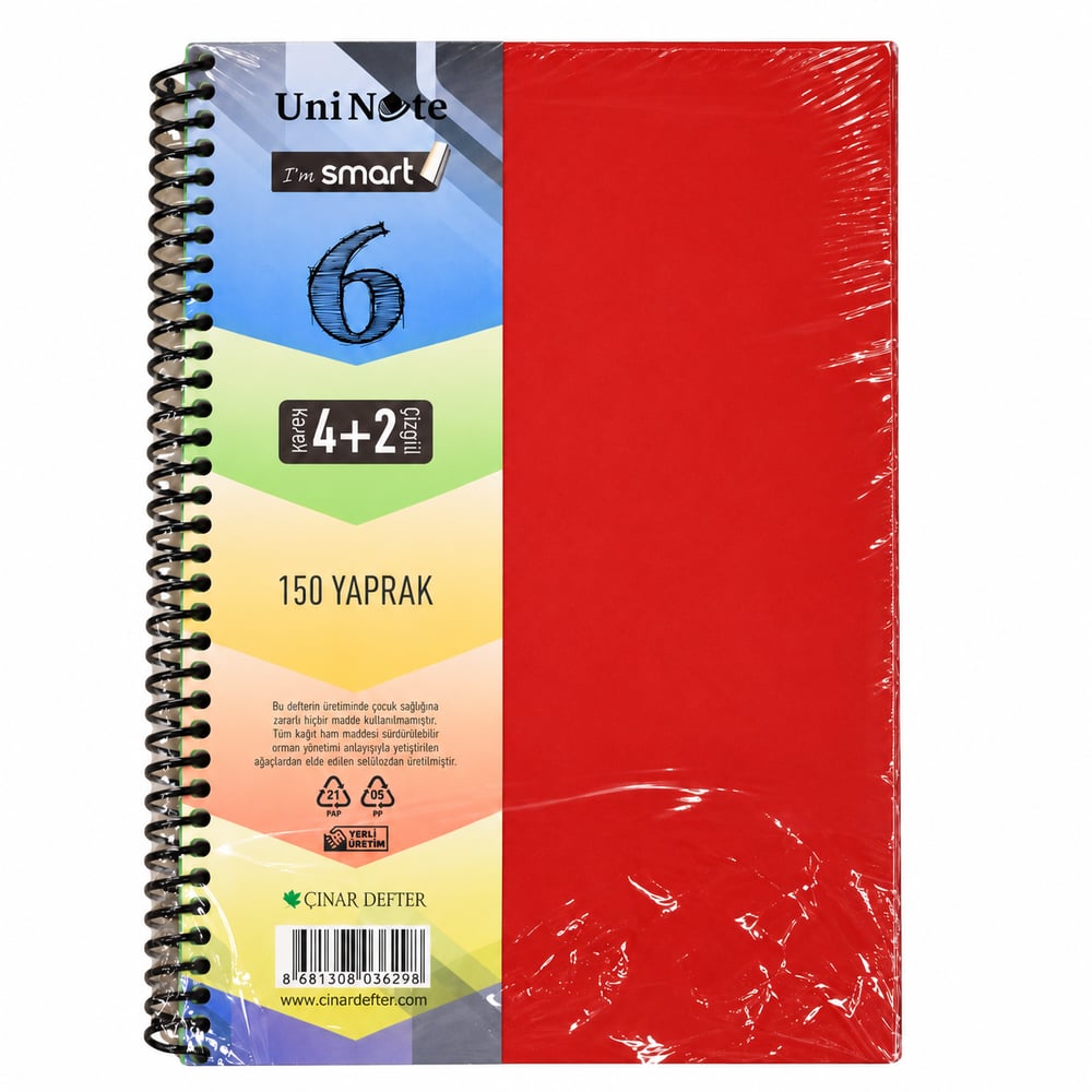 Çınar Defter I M Smart 150 Yp. A4 Ayraçlı Defter 4+2 62052