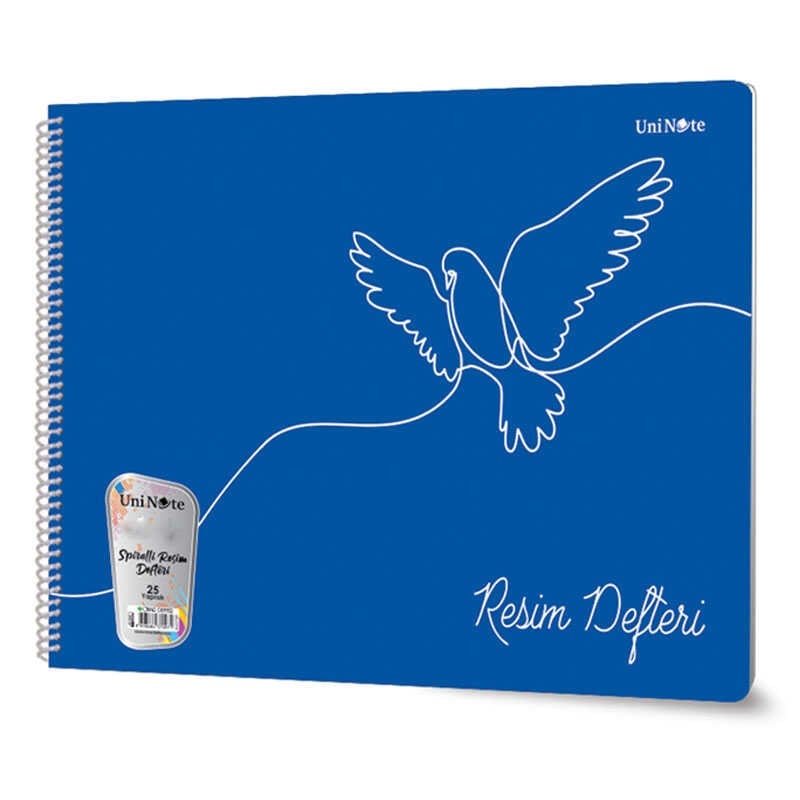 Çınar Resim Defteri 35x50 Spiralli Pp Kapak 25 Yaprak