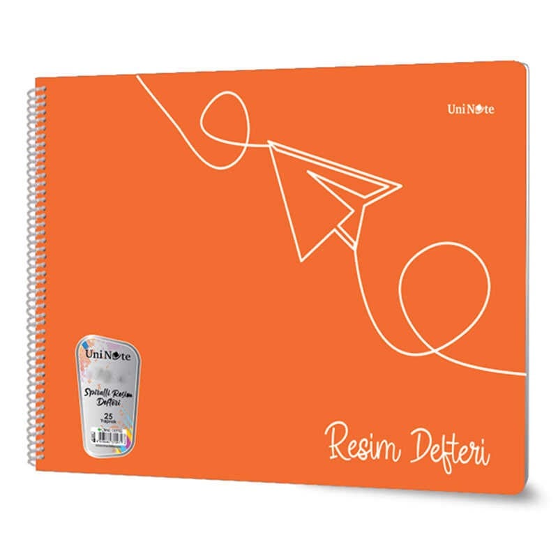 Çınar Resim Defteri 35x50 Spiralli Pp Kapak 25 Yaprak