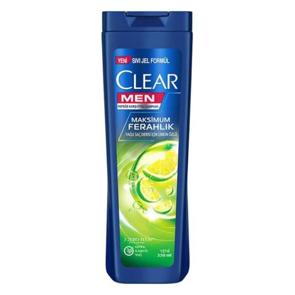 Clear 350 Ml Şamp. Maksimum Ferahlık Limon Özlü
