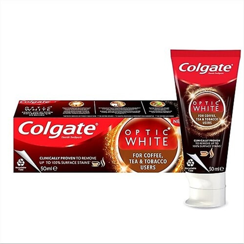 Colgate Optic White 50ml Çay-Kahve-Tütün Kullananlar İçin