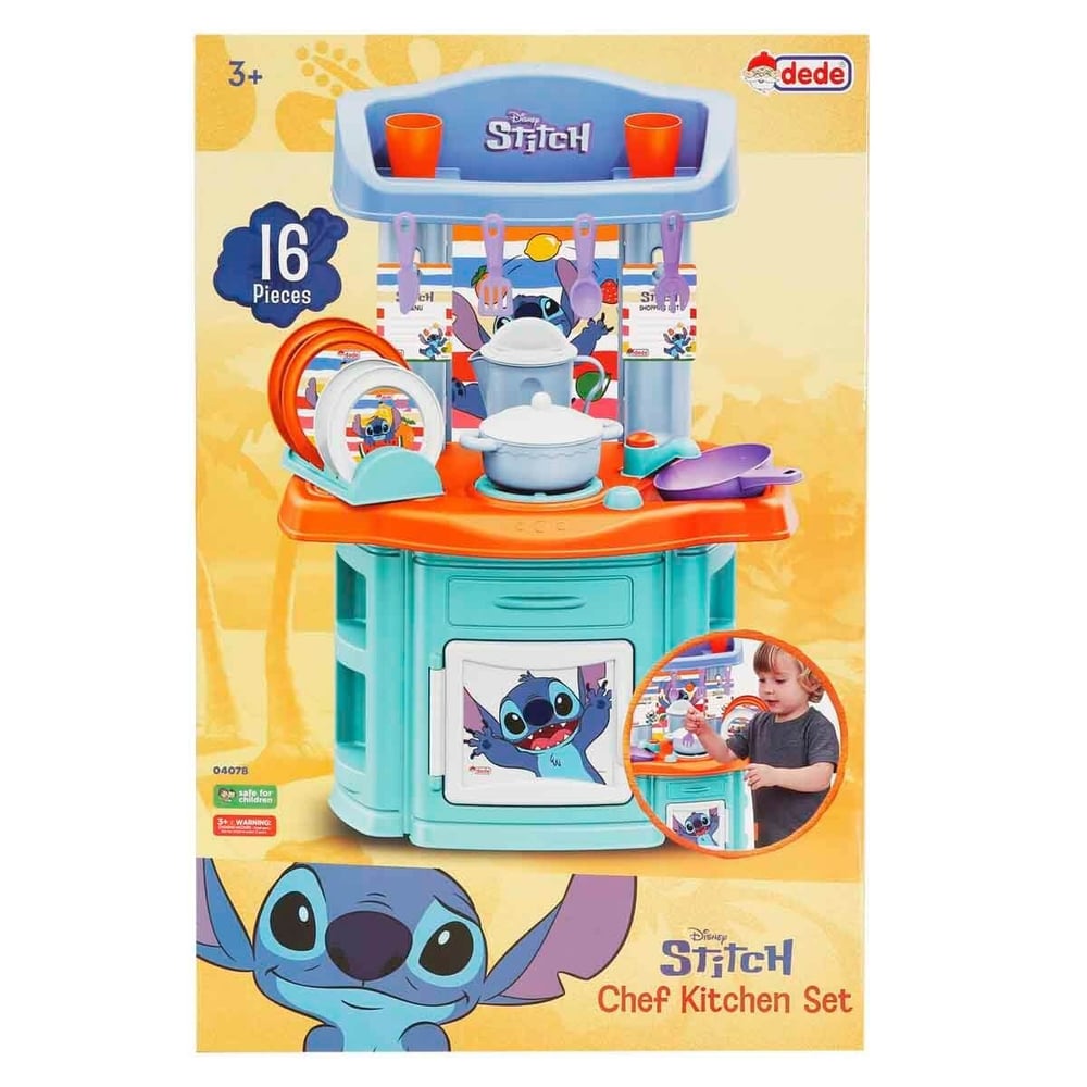 Dede Oyuncak Mutfak Seti Stitch Şef 04078