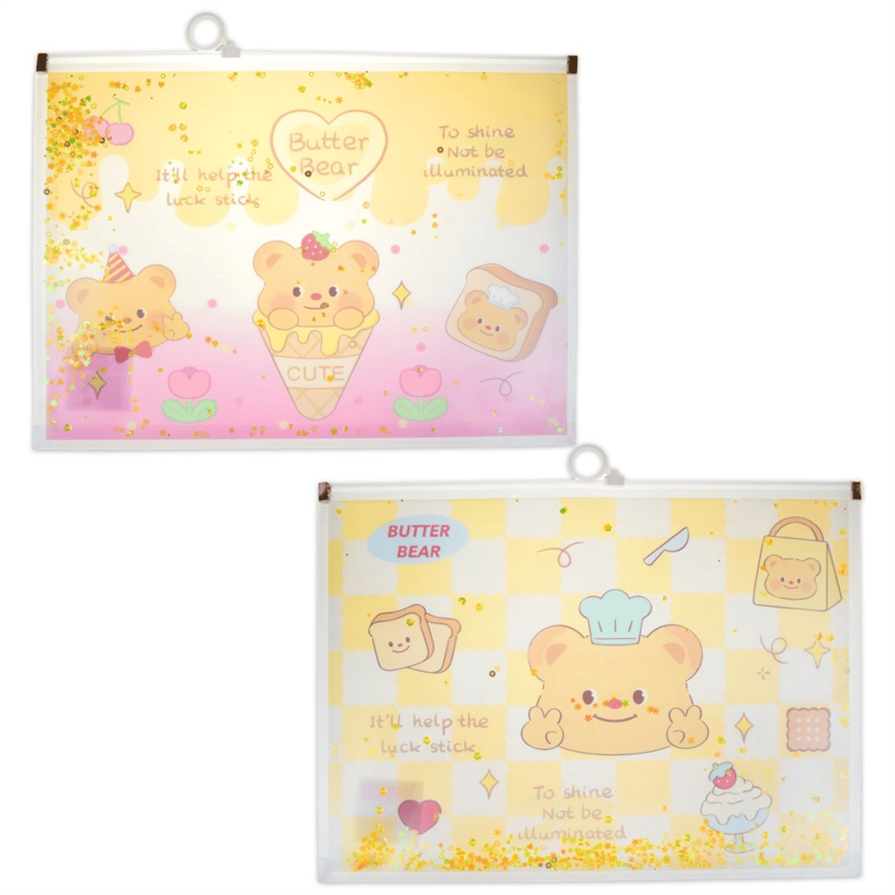 Desenli Fermuarlı Dosya