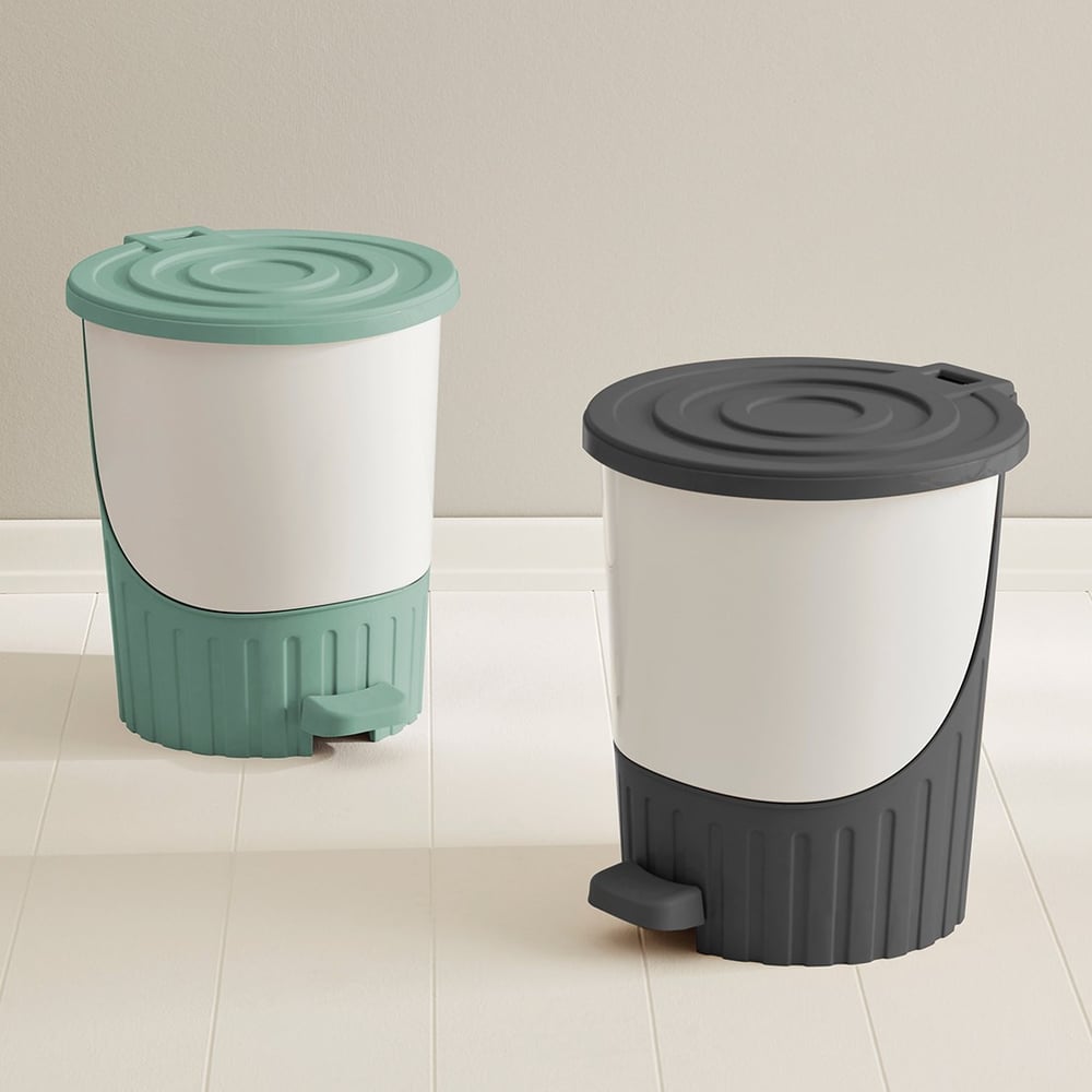 Dünya Plastik Pedallı Çöp Kovası Pastel 8 Lt 01069