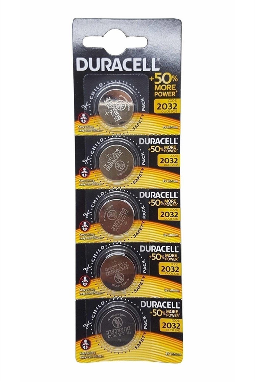 Duracell 2032 Pil 5li Kartela