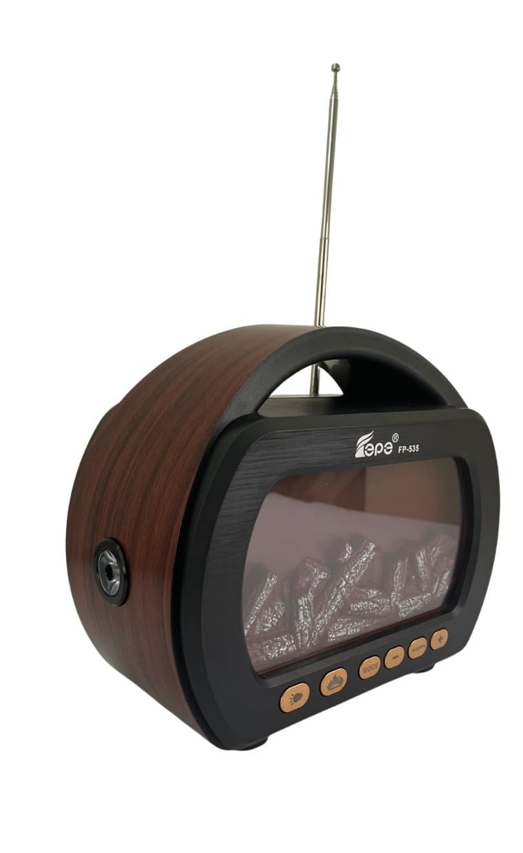 Epe FP-535 Şömine Nostalji Radyo Kablosuz Hoparlör 