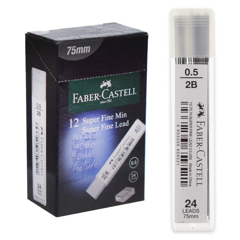 Faber Castell Super Fine Ice 0.5 mm 2B Min Uç 75 mm