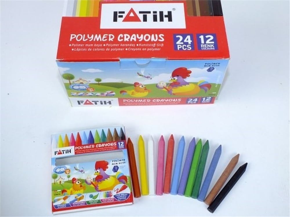 Fatih Polimer Mum Boya 12 Li