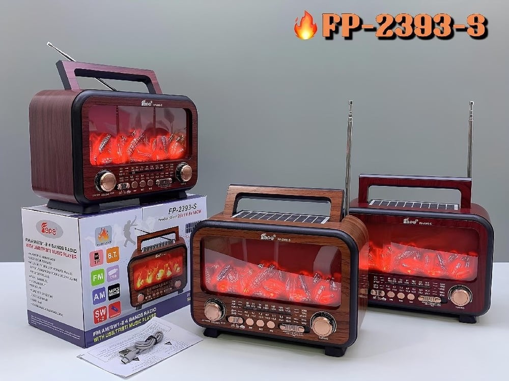 Fepe Kablosuz Radyo Hoparlör FP-2393-S