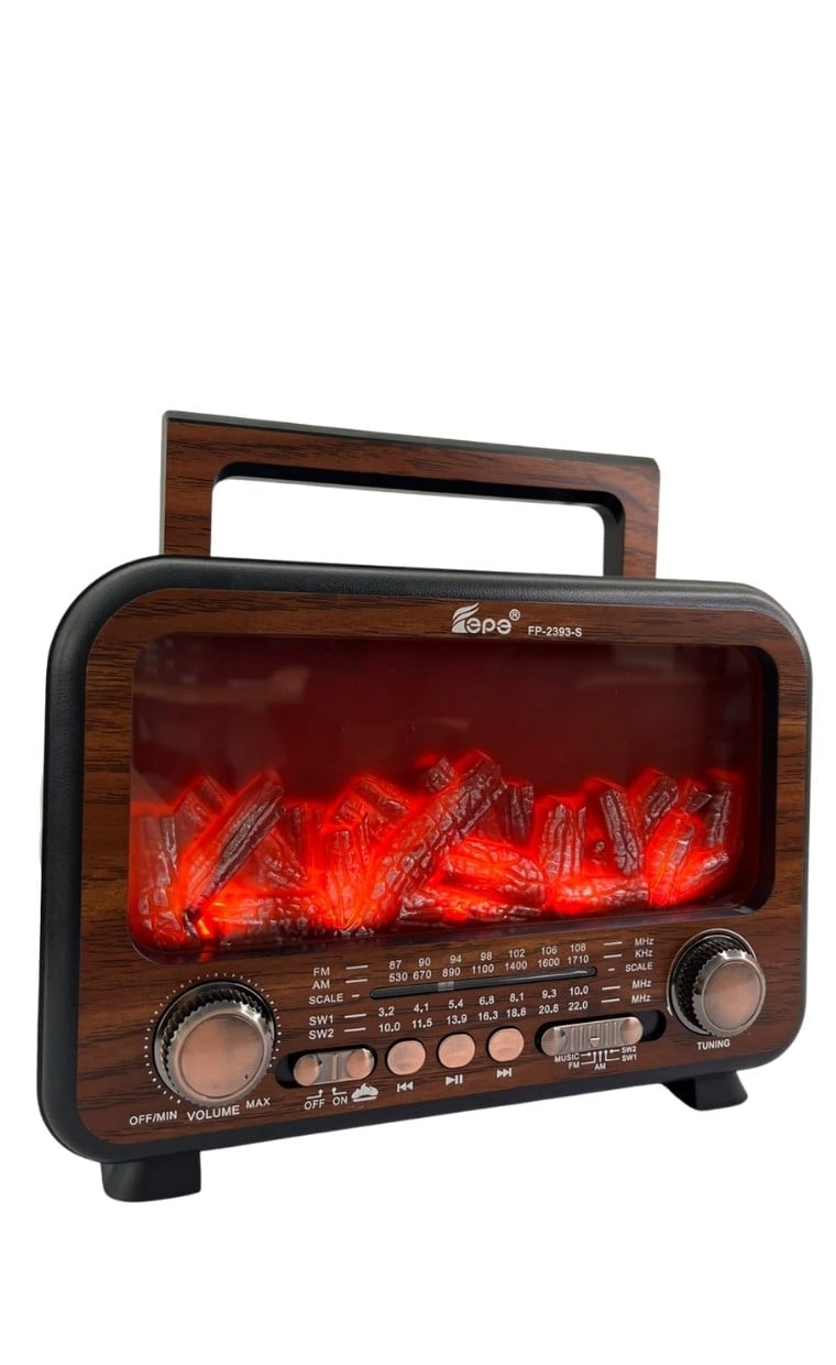 Fepe Nostaljik Radyo Şömine Detaylı