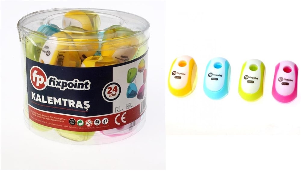 Fixpoint Kalemtraş Tekli Kavanozlu P-0025