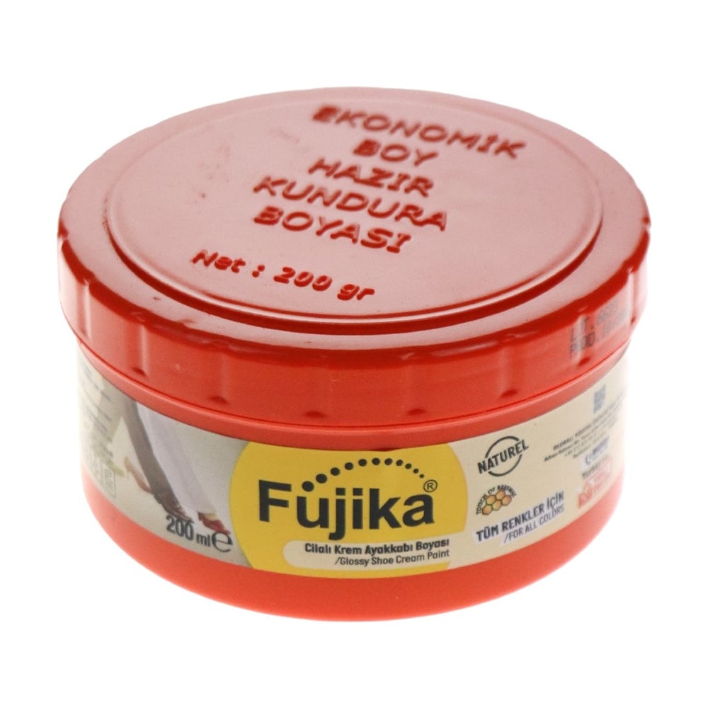 Fujika Cilalı Krem Ayakkabı Boyası Naturel 200ml